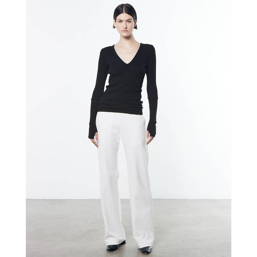 NEW ENZA COSTA crepe everywhere pant in off white